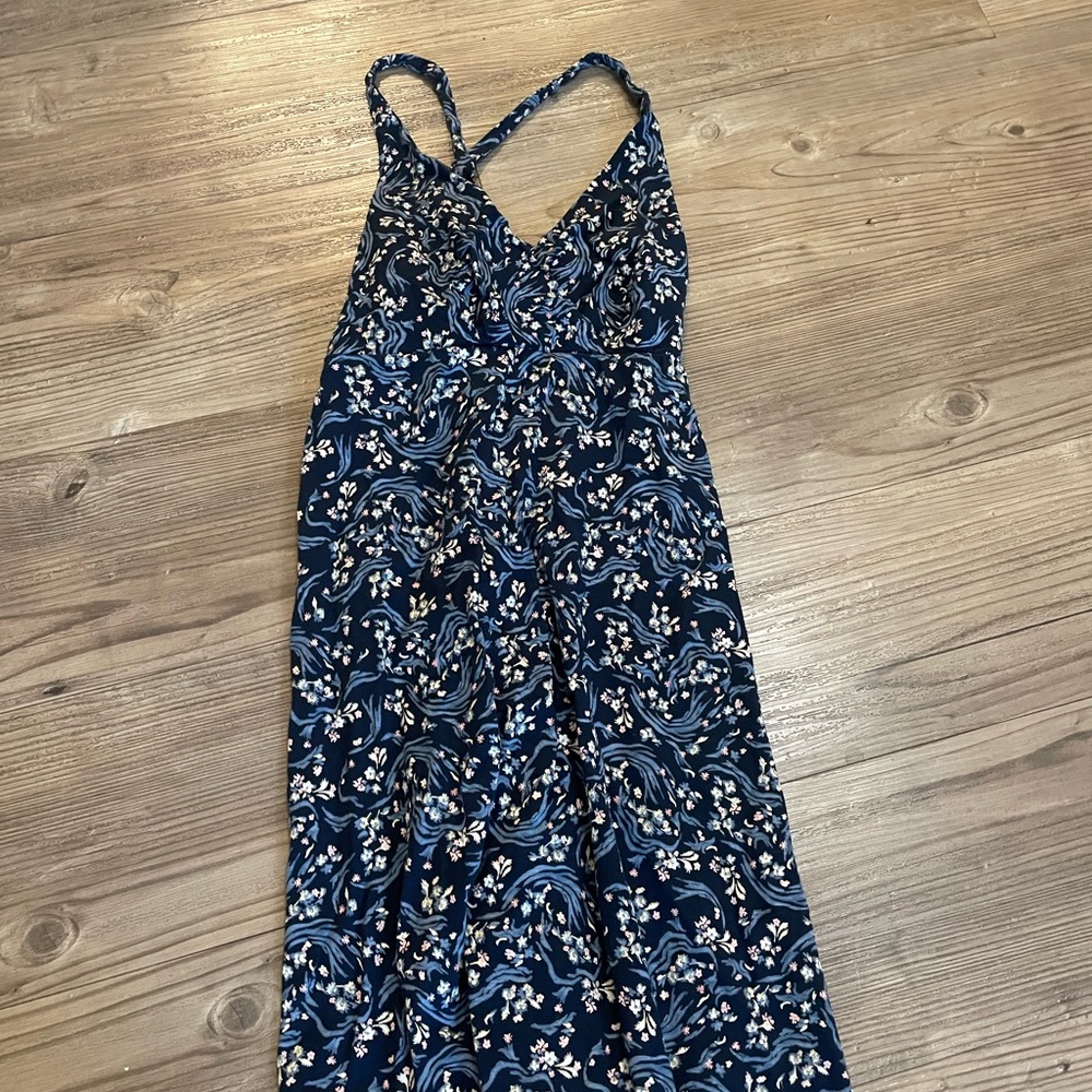Patagonia Navy Floral Maxi Dress